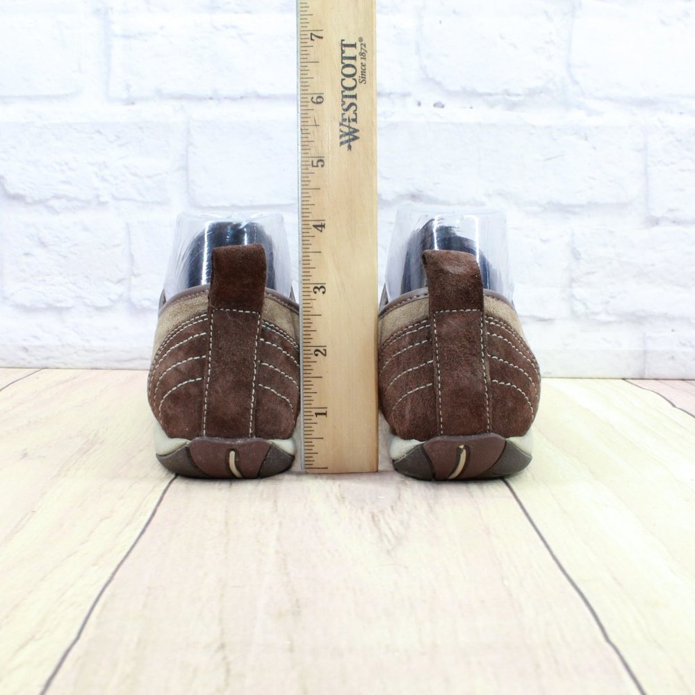 Merrell Barrado Brown Suede Slip on Front Zipper Active Shoes Size 6.5 - Picture 6 of 9